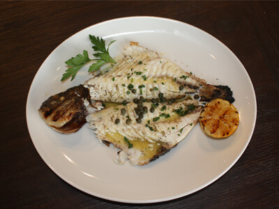 baked fish with lemon and chives