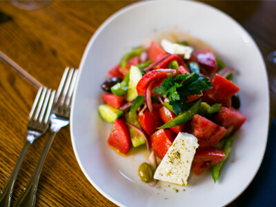 tomato and mozarella cheese salad