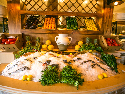 seafood display