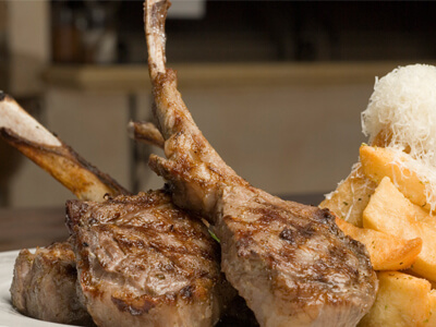 grilled lamb shanks